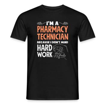 Apotheker Pharmazeutisch-technischer - Männer T-Shirt - Schwarz - Vorne - AI Model Male 178 light (178cm)