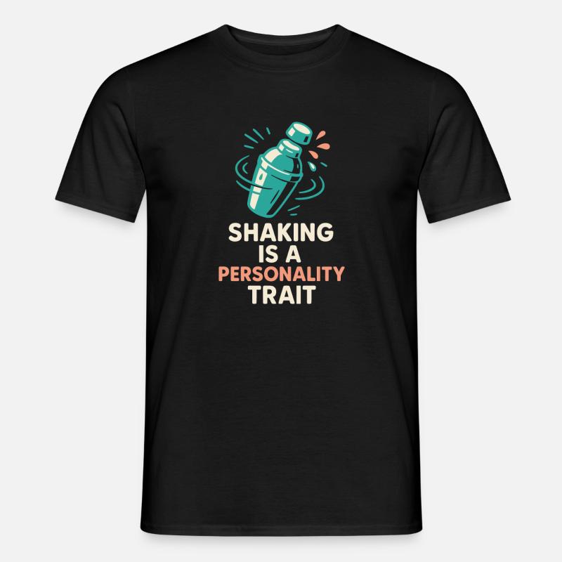 Shaker Stuck Beginner Mixologist - Men's T-shirt - black