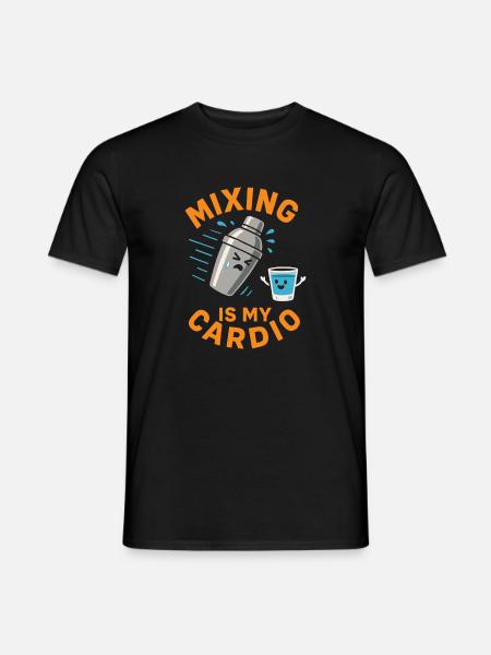 Shaker Stuck Beginner Mixologist - Men's T-Shirt - black