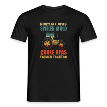 Agriculteur offre des cadeaux agricoles Tracteurs agricoles - T-shirt homme - noir - Devant - AI Model Male 178 light (178cm)