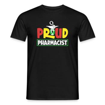 Apotheker Pharmazeutisch-technischer - Männer T-Shirt - Schwarz - Vorne - AI Model Male 178 light (178cm)