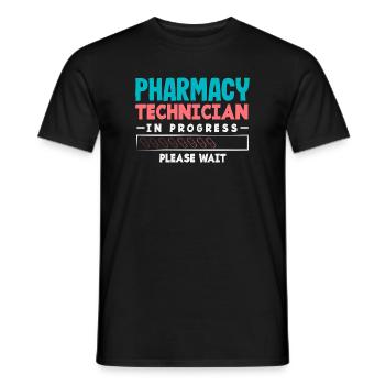Apotheker Pharmazeutisch-technischer - Männer T-Shirt - Schwarz - Vorne - AI Model Male 178 light (178cm)