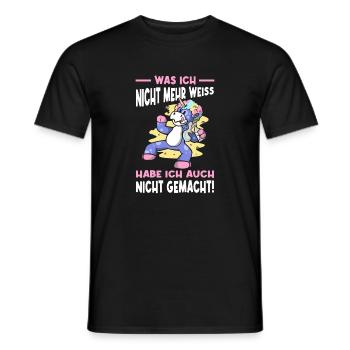 Dictons drôles, tenues amusantes, ironie, sarcasme - T-shirt homme - noir - Devant - AI Model Male 178 light (178cm)