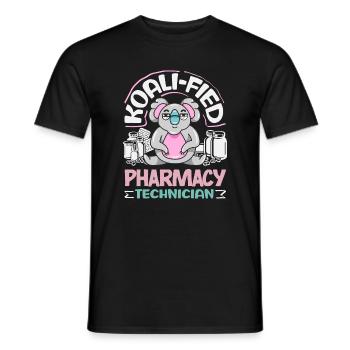 Apotheker Pharmazeutisch-technischer - Männer T-Shirt - Schwarz - Vorne - AI Model Male 178 light (178cm)