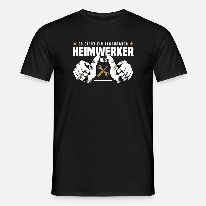 Heimwerker - Männer T-Shirt - Schwarz