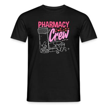 Pharmacist Pharmaceutical Technical - Men's T-Shirt - black - Front - AI Model Male 178 light (178cm)