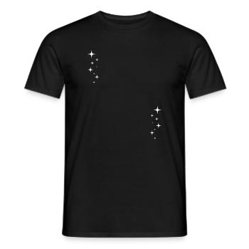 Étoiles - Symboles - Décoration - T-shirt homme - noir - Devant - AI Model Male 178 light (178cm)