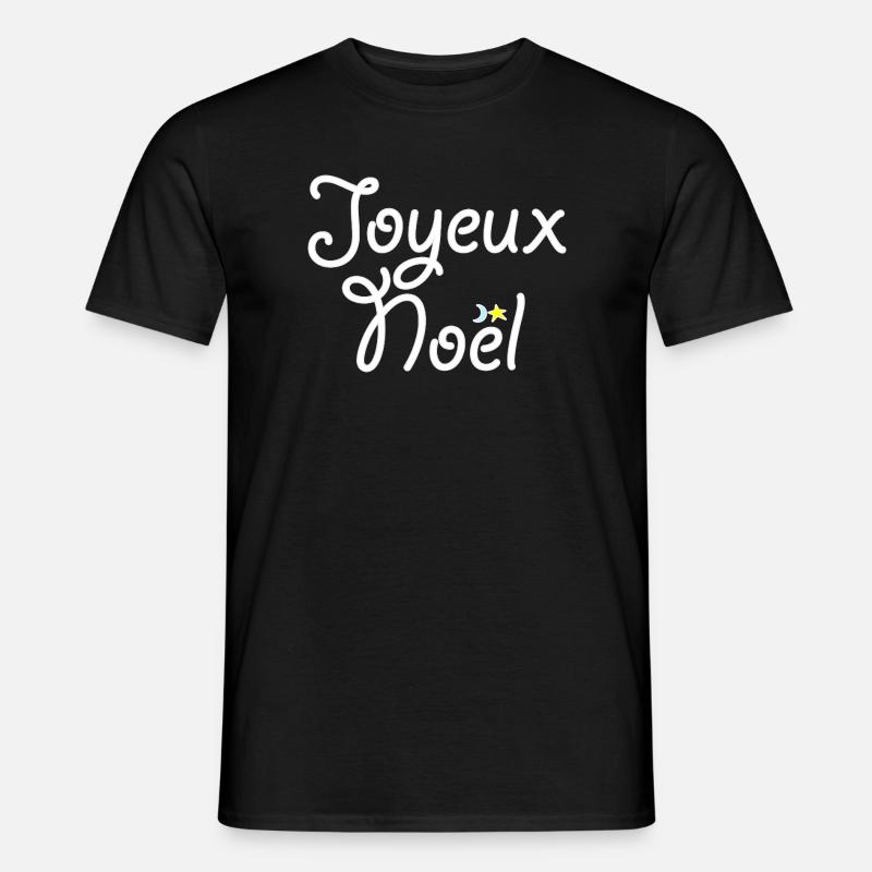 Frohe Weihnachten - Männer T-Shirt - Schwarz