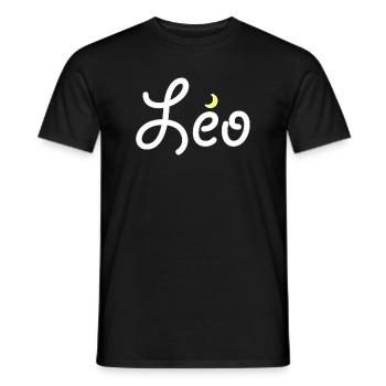 Léo - T-shirt homme - noir - Devant - AI Model Male 178 light (178cm)