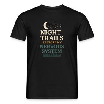 Neurodivergent introvert - Men's T-Shirt - black - Front - AI Model Male 178 light (178cm)