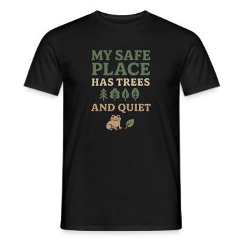 Neurodivergent introvert - Men's T-Shirt - black - Front - AI Model Male 178 light (178cm)