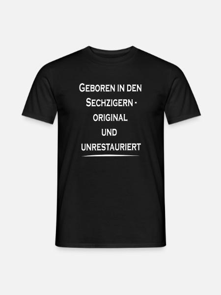 Born in the Sixties Original - Men's T-Shirt - black