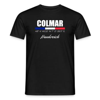 Colmar - Männer T-Shirt - Schwarz - Vorne - AI Model Male 178 light (178cm)