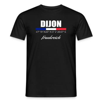 Dijon - Männer T-Shirt - Schwarz - Vorne - AI Model Male 178 light (178cm)