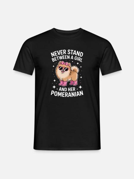 Pomeranian Sprüche Lustiges Pomeranian Geschenk - Männer T-Shirt - Schwarz