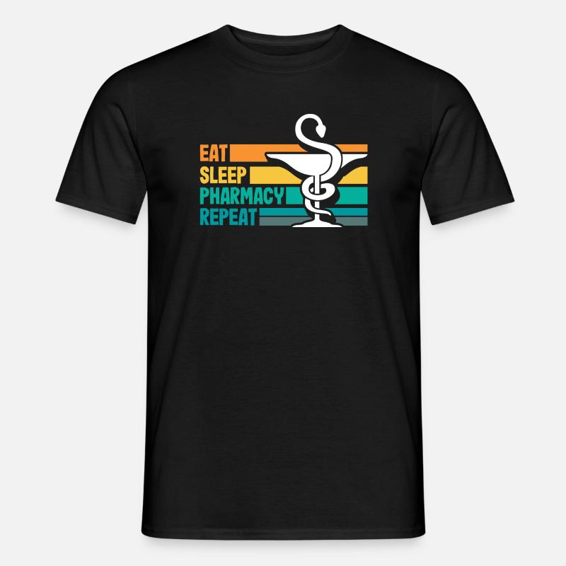 Apotheker Pharmazeutisch-technischer - Männer T-Shirt - Schwarz