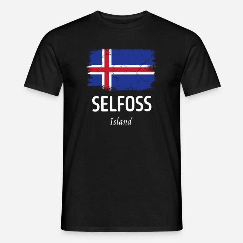 selfoss - Men’s T-shirt - black