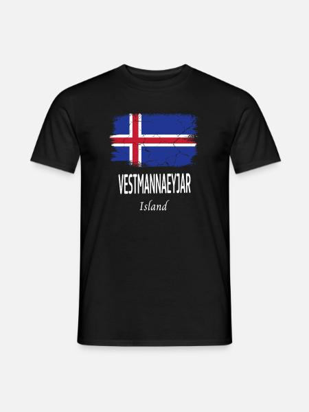 Vestmannaeyjar - Men's T-Shirt - black