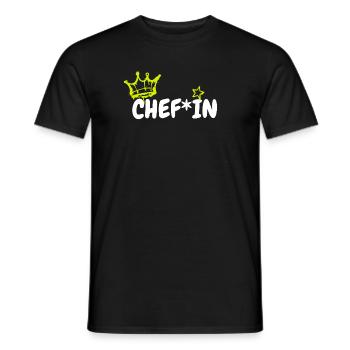 ChefIn  - Männer T-Shirt - Schwarz - Vorne - AI Model Male 178 light (178cm)