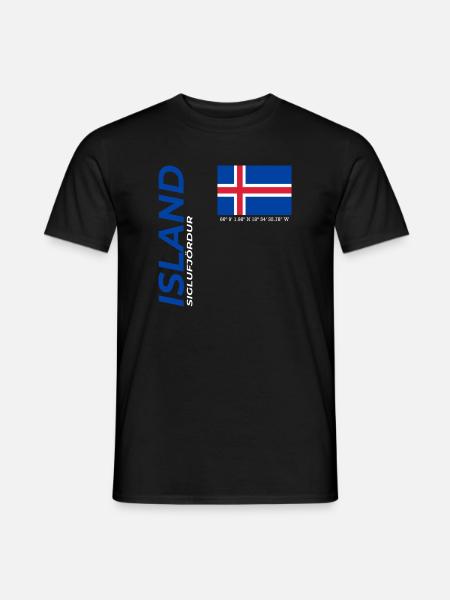 Siglufjördur - Men's T-Shirt - black