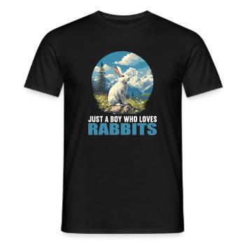 Lapin Lapin - T-shirt homme - noir - Devant - AI Model Male 178 light (178cm)