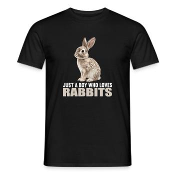 Lapin Lapin - T-shirt homme - noir - Devant - AI Model Male 178 light (178cm)