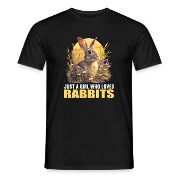 Lapin Lapin - T-shirt homme - noir - Devant - AI Model Male 178 light (178cm)