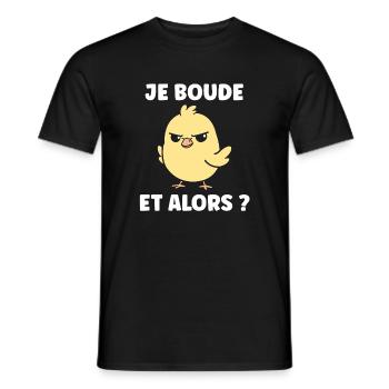 I sulk, so what? - Men's T-Shirt - black - Front - AI Model Male 178 light (178cm)