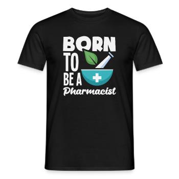 Apotheker Pharmazeutisch-technischer - Männer T-Shirt - Schwarz - Vorne - AI Model Male 178 light (178cm)