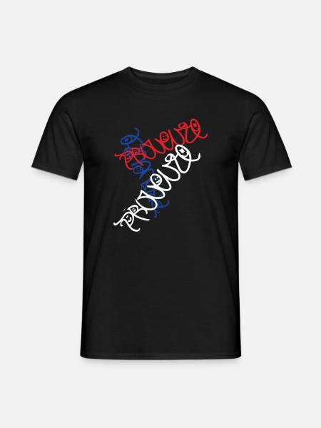Creative Provence France T-Shirt - Men's T-Shirt - black