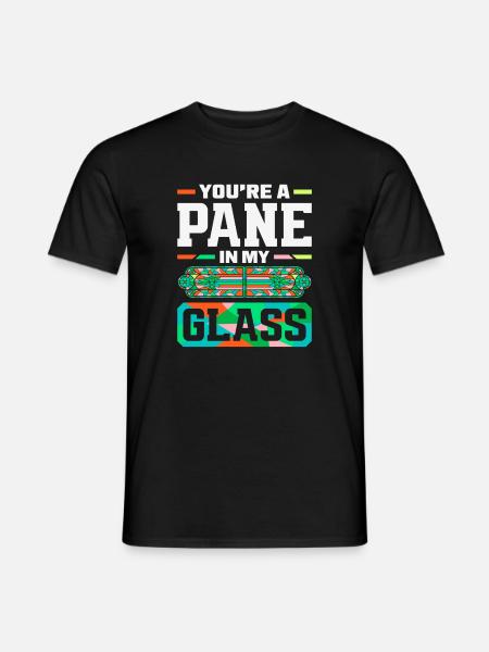 Buntglas-kunst Buntglas-künstler - Männer T-Shirt - Schwarz