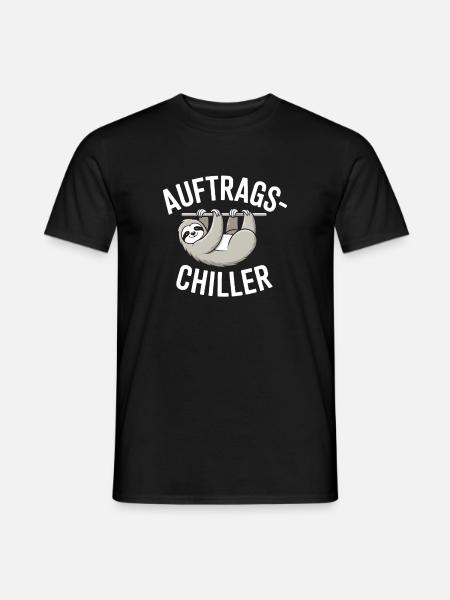 Commander Chiller Commander Chiller Bureau Sloth - T-shirt homme - noir