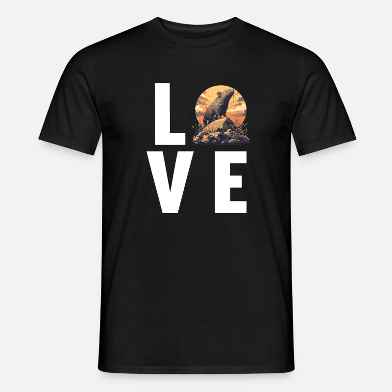Ratten Ratte - Männer T-Shirt - Schwarz