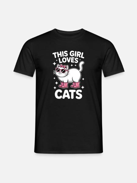 Cats Saying Funny Cat Gift - Men's T-Shirt - black