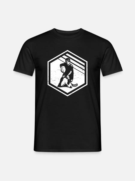 Floorball Stil für jeden Anlass - Männer T-Shirt - Schwarz