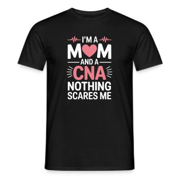 Caregiver Saying Funny Caregiver Gift - Men's T-Shirt - black - Front - AI Model Male 178 light (178cm)