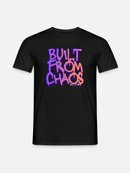 Built From Chaos Graffiti - Men's T-Shirt - black