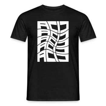 Musique Acid Techno - T-shirt homme - noir - Devant - AI Model Male 178 light (178cm)