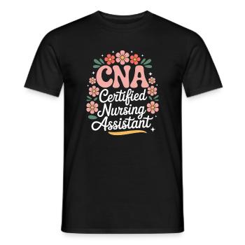 Caregiver Saying Funny Caregiver Gift - Men's T-Shirt - black - Front - AI Model Male 178 light (178cm)