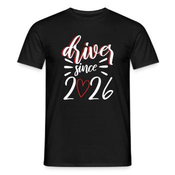 Driving License 2026 Driving Test Driving License Test - Men's T-Shirt - black - Front - AI Model Male 178 light (178cm)