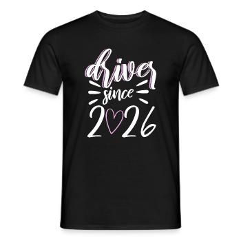 Driving License 2026 Driving Test Driving License Test - Men's T-Shirt - black - Front - AI Model Male 178 light (178cm)