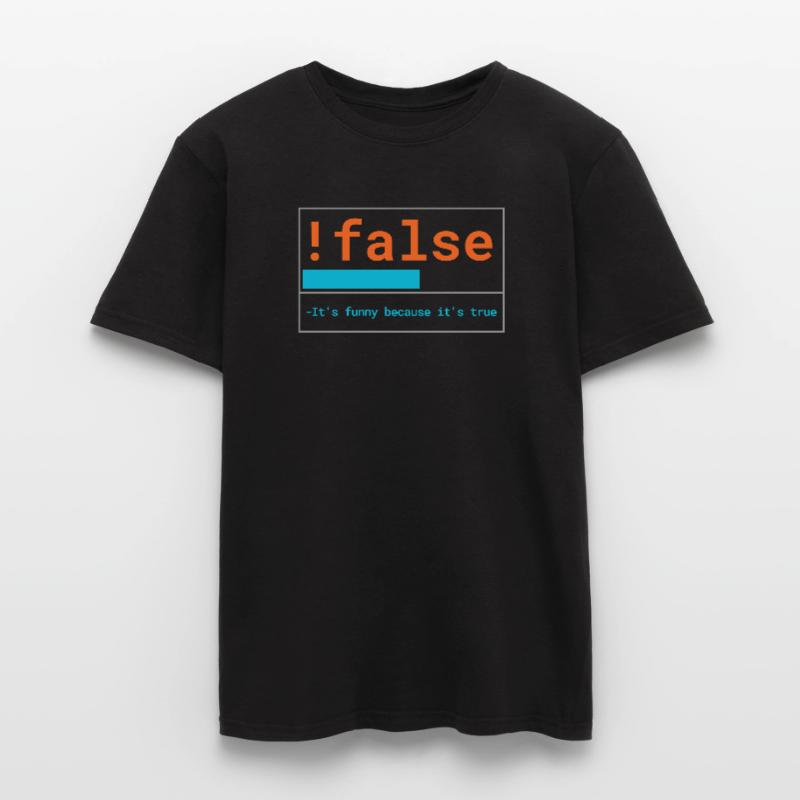 Programmer Logic: It's funny because it's true Men's T-Shirt
