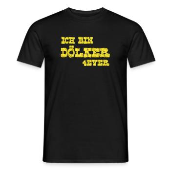 I'm Dölker 4 ever - Men's T-Shirt - black - Front - AI Model Male 178 light (178cm)