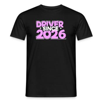 Driving License 2026 Driving Test Driving License Test - Men's T-Shirt - black - Front - AI Model Male 178 light (178cm)
