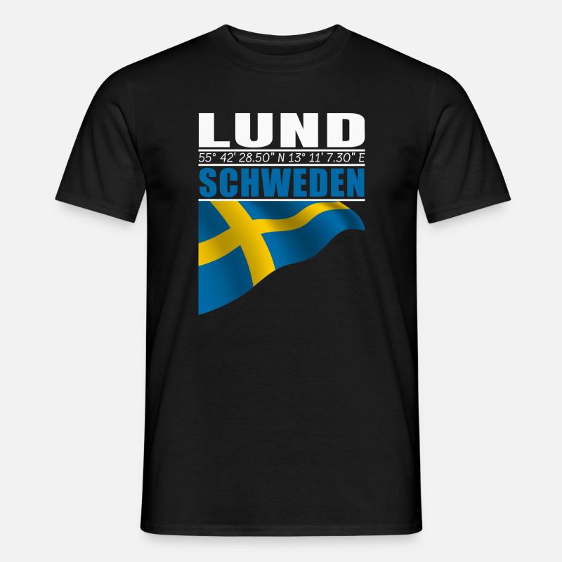 Lund - Männer T-Shirt - Schwarz