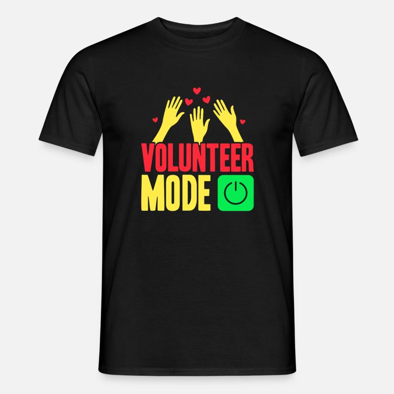 Volunteer Appreciation Mode On Volunteer - Männer T-Shirt - Schwarz
