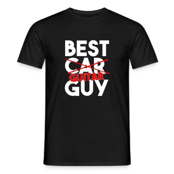 Bester Gitarrist aller Zeiten als Musiker-Band-Gitarrist - Männer T-Shirt - Schwarz - Vorne - AI Model Male 178 light (178cm)