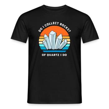 Geologe Geologin Geologie Gestein Steine Sammeln - Männer T-Shirt - Schwarz - Vorne - AI Model Male 178 light (178cm)