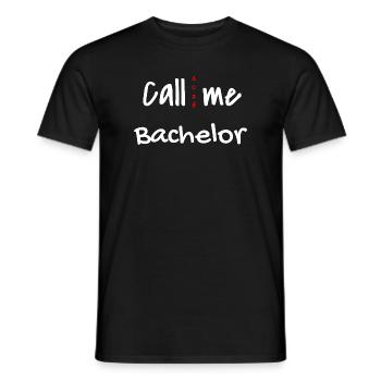 Bachelor 2026 Abschluss Promotion Sponsion - Männer T-Shirt - Schwarz - Vorne - AI Model Male 178 light (178cm)