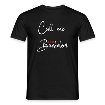 Bachelor 2026 Graduation Graduation - Men's T-Shirt - black - Front - AI Model Male 178 light (178cm)